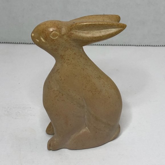 Carved Stone Rabbit Figurine from Kenya - Picture 2 of 3